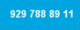 929 788 89 11